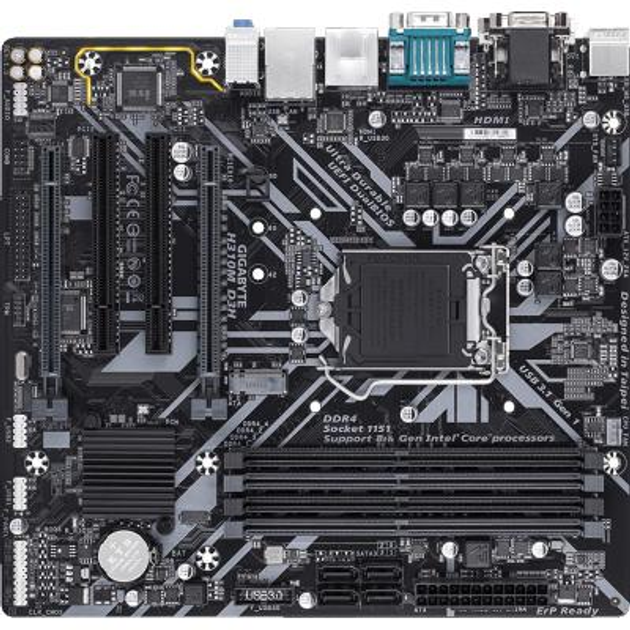 Материнская плата GIGABYTE H310M D3H – фото, отзывы, характеристики в ...