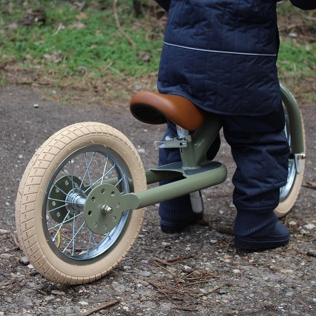 Балансирующий велосипед Trybike двухколесный Оливковый (TBS-2-GRN-VIN) - изображение 6
