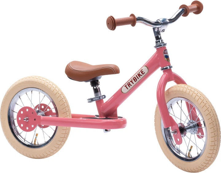 Балансирующий велосипед Trybike двухколесный Розовый (TBS-2-PNK-VIN) - Фото 2 Балансирующий велосипед Trybike двухколесный Розовый (TBS-2-PNK-VIN) - изображение 2