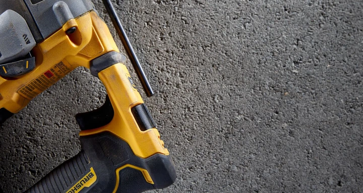 Акумуляторний перфоратор DeWalt SDS-Plus 18 В XR DCH172NT без акумулятора та зарядного пристрою - зображення 8