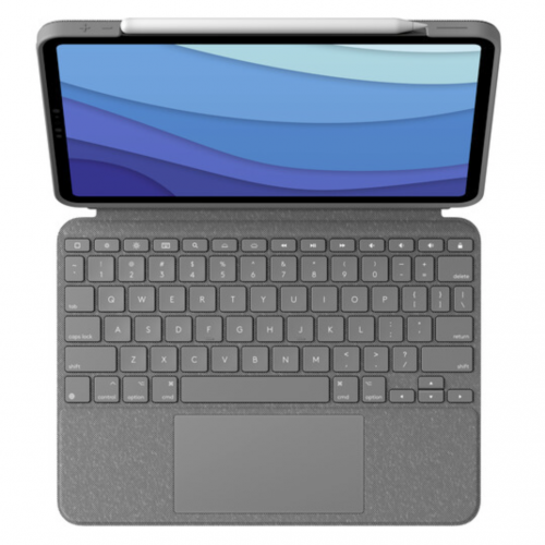 Обкладинка-клавіатура Logitech Combo Touch Keyboard Case for iPad Pro 11" 2021/2020/2018 Oxford Gray (920-010095) - Фото 2 Обкладинка-клавіатура Logitech Combo Touch Keyboard Case for iPad Pro 11" 2021/2020/2018 Oxford Gray (920-010095) - зображення 2