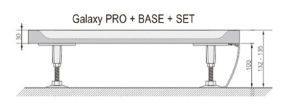 Панель душового піддона GIGANT PRO 120x90 SET R, RAVAK (XA83GP71010) - зображення 3