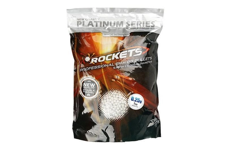 Шары Rockets Platinum 0.25g 1 kg (4000 Bbs) - изображение 1