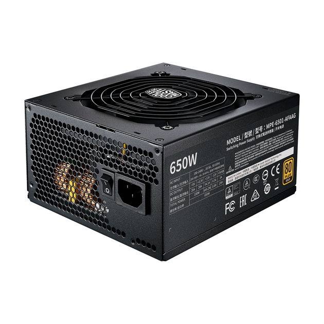 Блок питания CoolerMaster MWE Gold V2 650W (MPE-6501-AFAAG-EU) - изображение 2