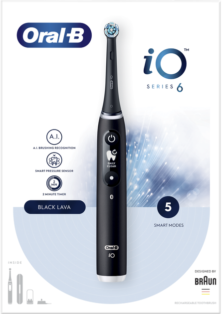 Oral-B iO Series 6s ブラックラバ Электрическая зубная щетка Oral-B iO Серия 6 Черная (4210201409199