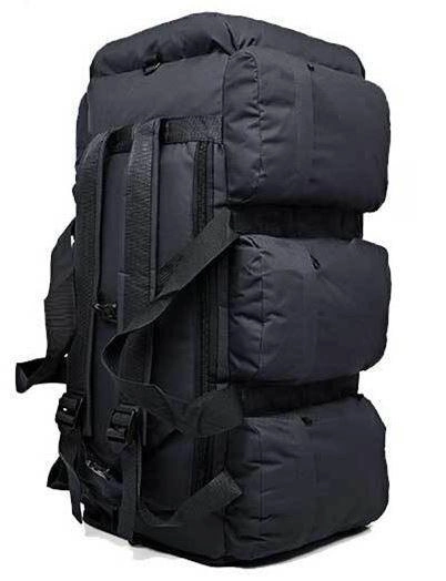 Сумка-рюкзак тактическая xs-90l3 черная, 90 л MHz. 53601 - изображение 1