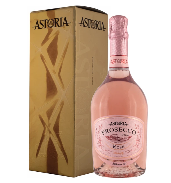 Подарункове паковання Astoria BUTTERFLY Prosecco Rose D.O.C. рожеве