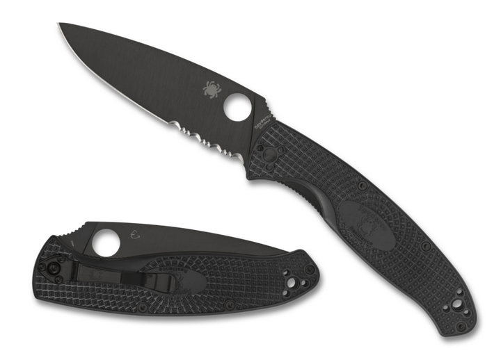 Ніж Spyderco Resilience Black Blade (87.14.97) - зображення 1