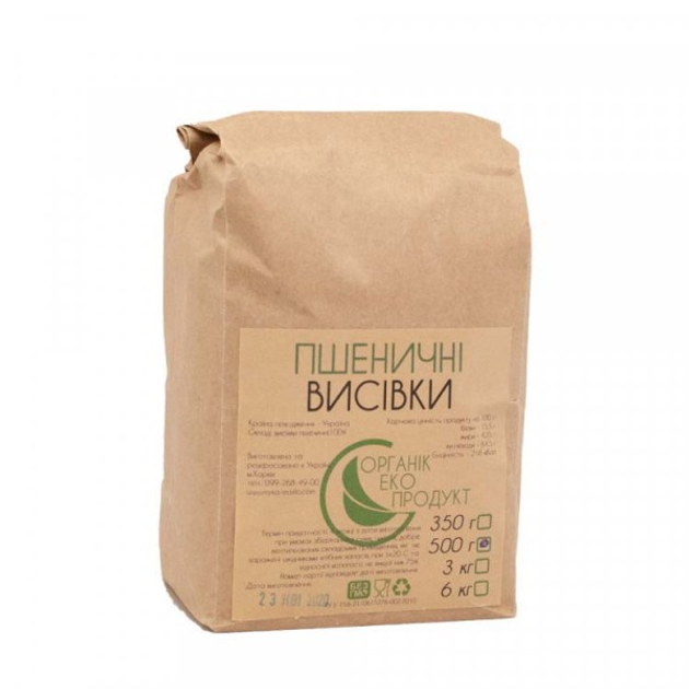 Отруби пшеничные Organic Eco-Product, 500 г от продавца: MFoods ...