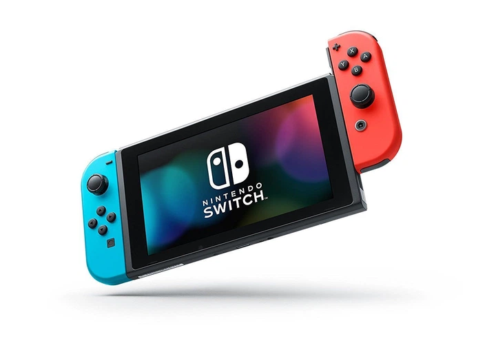 Nintendo Switch Neon blue/red - Обновлённая версия + Игра Rayman