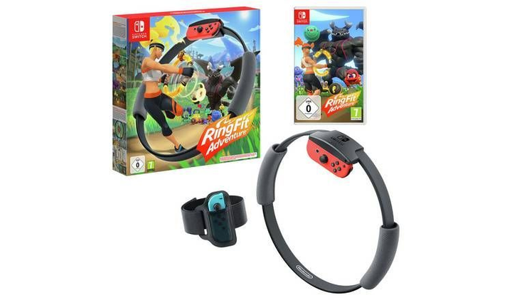 ニンテンドー3DS/2DS Ring fit Игровая консоль Nintendo Switch Ring Fit Adventure (игра
