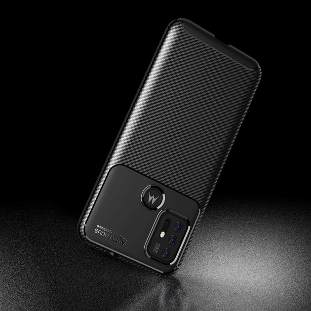 Чохол Fiber для Motorola Moto G10 протиударний бампер Black - зображення 3