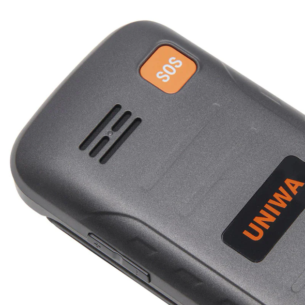 Мобільний телефон Uniwa V909T black Кнопковий Розкладачка 2,8"/1,77" 2250mAh (1486zp) - Фото 6 Мобільний телефон Uniwa V909T black Кнопковий Розкладачка 2,8"/1,77" 2250mAh (1486zp) - зображення 6