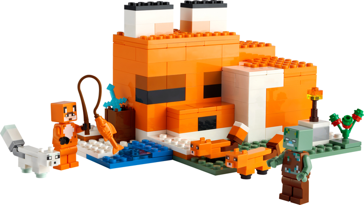 Конструктор LEGO Minecraft Нора лисиці 193 деталі (21178) - зображення 2