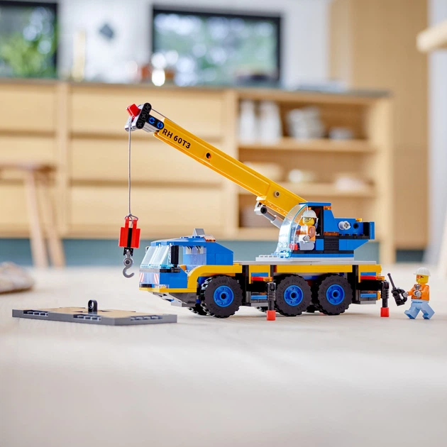 Zestaw klocków LEGO City Żuraw samochodowy 340 elementów (60324) - obraz 5