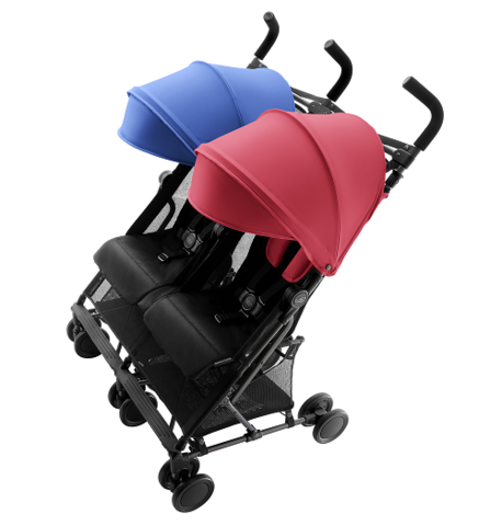 Прогулянкова коляска Britax Holiday Double (Red/Blue Mix) - зображення 5