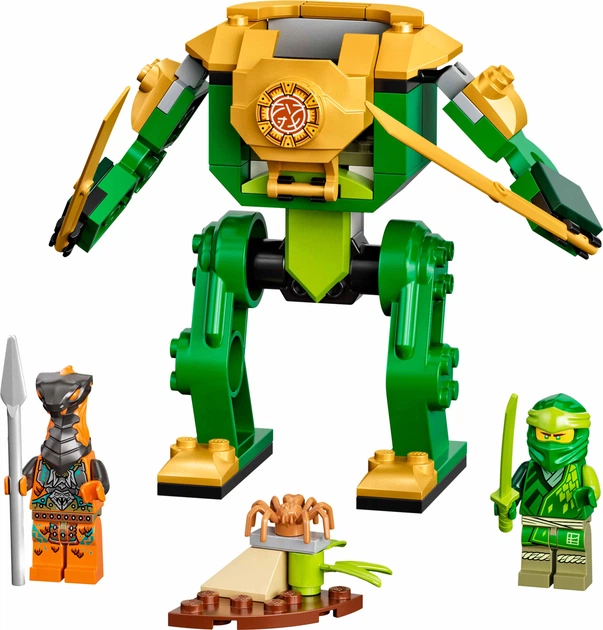 Zestaw klocków LEGO NINJAGO Mech Ninja Lloyda 57 elementów (71757) - obraz 2