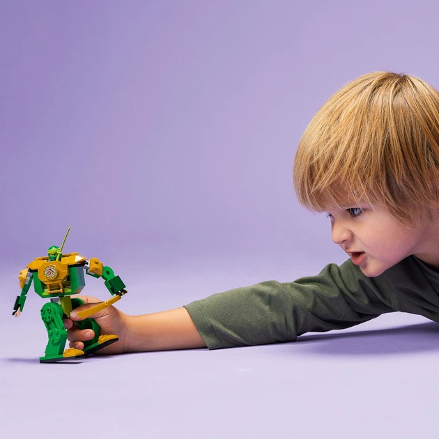 Zestaw klocków LEGO NINJAGO Mech Ninja Lloyda 57 elementów (71757) - obraz 4