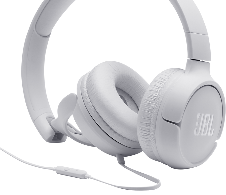 Навушники T500 White JBL 000333895 - Фото 5 Навушники T500 White JBL 000333895 - зображення 5