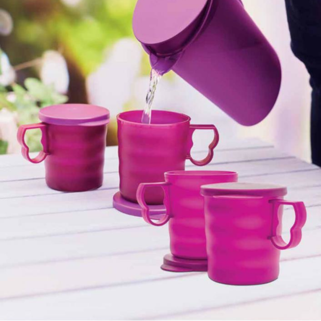 Кухоль Tupperware Чарівність (набір з 4 шт) 350 мл (И34) - зображення 3