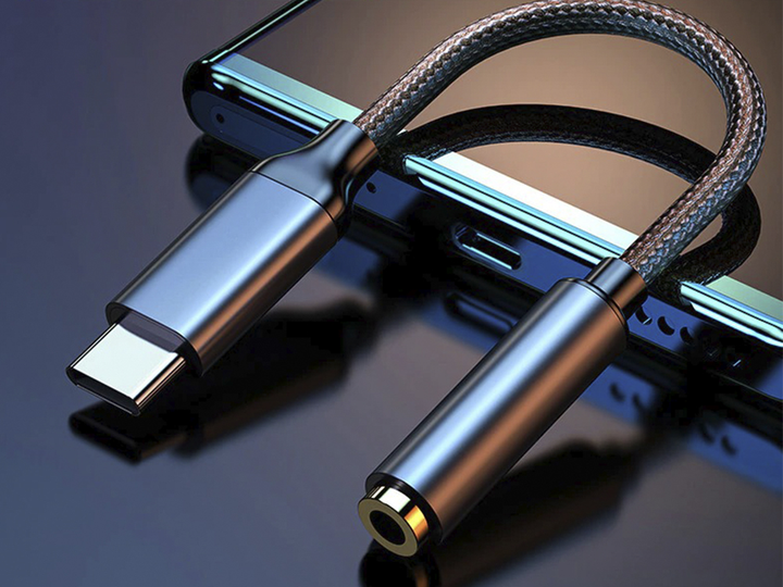Звуковая карта BauTech ЦАП адаптер переходник USB Type C к Jack 3.5 мм (Type-C AUX) для телефона планшета Черный (1010-506-00) - изображение 3