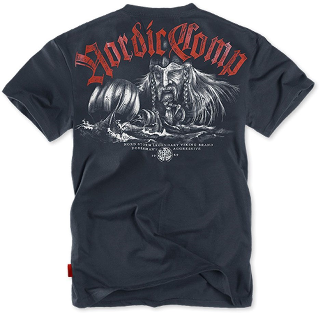 Футболка хлопковая длинная мужская Dobermans Aggressive Nordic Comp ...