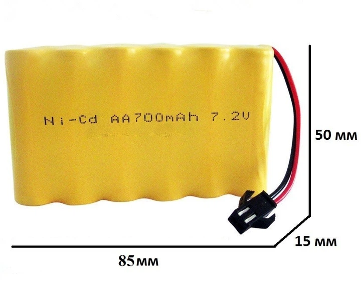 Аккумулятор Ni-Cd 7.2V 700 mAh - изображение 2