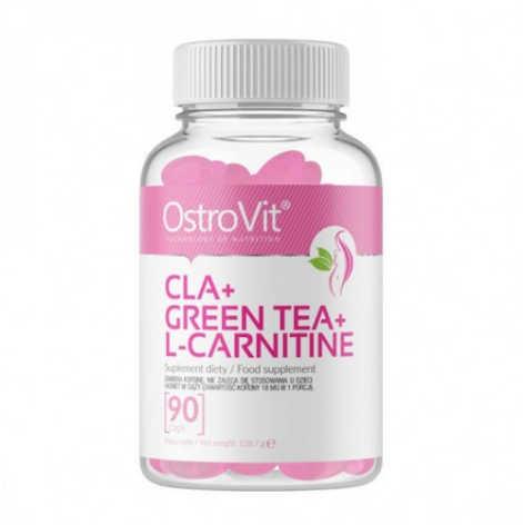 Жиросжигатель OstroVit CLA+GREEN TEA+L-CARNITINE 90 caps (244104) – фото, отзывы, характеристики в интернет-магазине ROZETKA от продавца: Brutal-sport