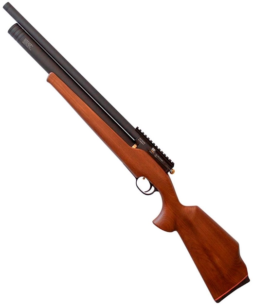 Пневматична гвинтівка (PCP) ZBROIA Хортиця 450/220 (кал. 4,5 мм, коричневий) - зображення 1
