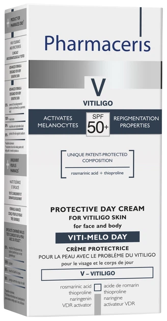 Крем для обличчя з Spf Pharmaceris V Viti-Melo Day для шкіри з вітіліго 75 мл (5900717167018) - зображення 2