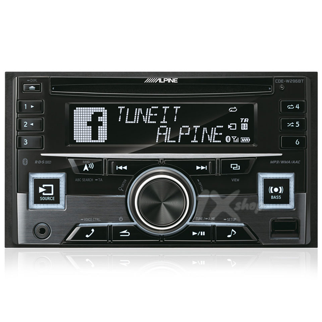 CD магнитола Alpine CDE-W296BT – низкие цены, кредит, оплата частями в ...