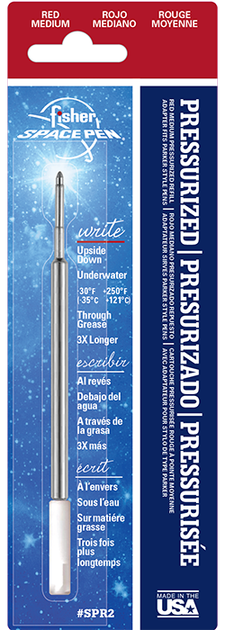 Стрижень кульковий Fisher Space Pen червоний середній - зображення 2