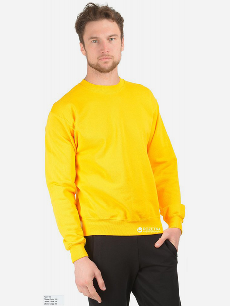 Світшот утеплений чоловічий Fruit of the loom Set-in Sweat 062202034 M Жовтий від Rozetka на платформі USKIDKA Акція на Світшот утеплений чоловічий Fruit of the loom Set-in Sweat 062202034 M Жовтий від Rozetka