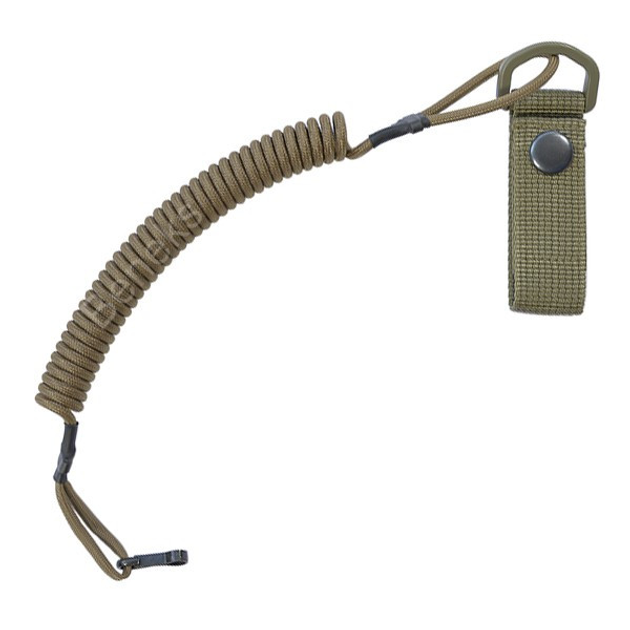 Шнур страховочный для пистолета Паракорд Длина 35-100 см 100 К-10к Койот - изображение 1