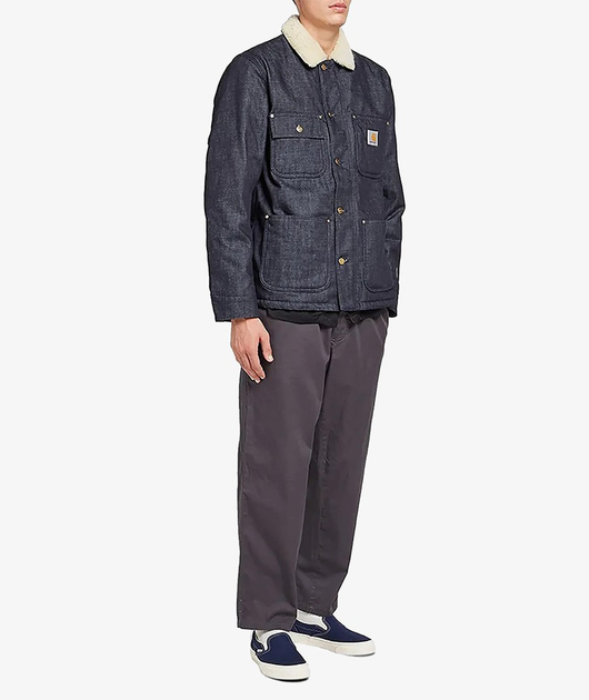 Куртка шерпа Carhartt WIP Fairmount Coat L темно-синий i020406 - изображение 4