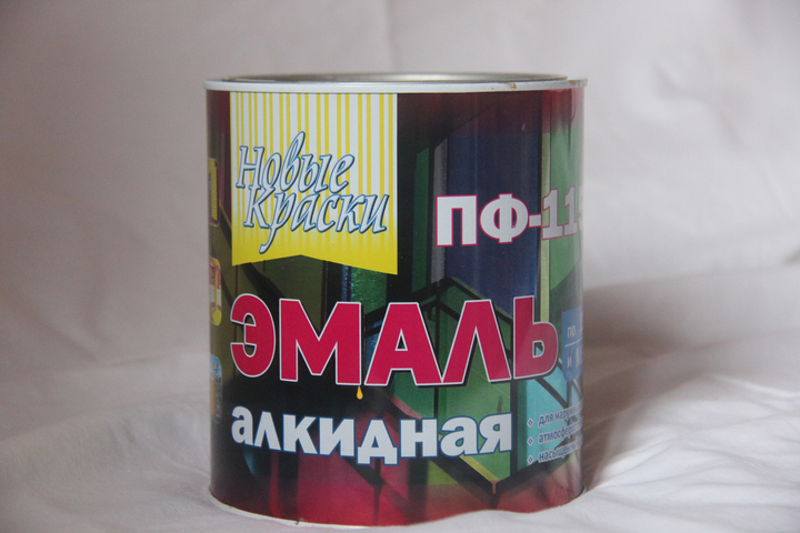 Эмаль алкидная ПФ-115 по металлу Новые краски белая 2,8 кг – фото ...