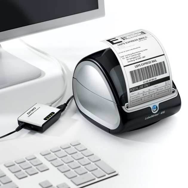 Комплект принт сервер DYMO LabelWriter Print Server и сетевой адаптер ...