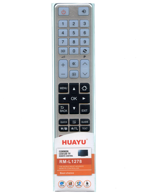 Пульт HUAYU RM-L1278 для телевизоров Toshiba (3067) - изображение 3