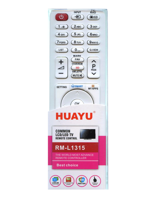 Пульт HUAYU RM-L1315 для телевизоров LG (3079) - изображение 3