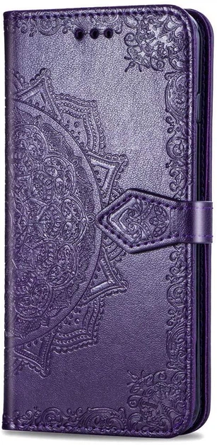 Чехол Vintage для Xiaomi Redmi 7A книжка кожа PU фиолетовый - изображение 5