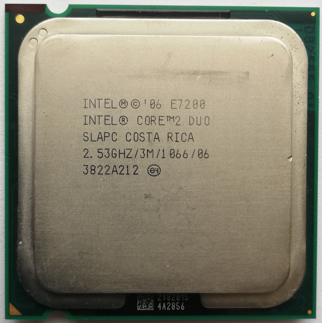 Процессор Intel Core 2 Duo E7200 M0 SLAPC, SLAVN 2.53GHz 3M Cache 1066 ...
