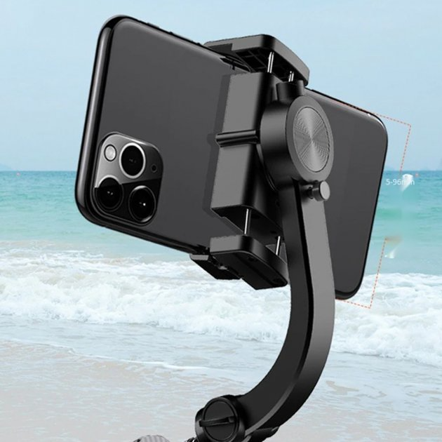 Стедікам Gimbal GS-30S Стабілізатор для телефону–Селфи штатив з підключенням Bluetooth і пультом Чорний - зображення 9