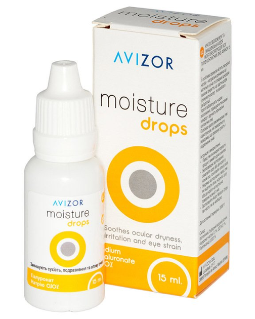 Очні краплі Avizor Avizor Moisture Drops 15 мл - зображення 1