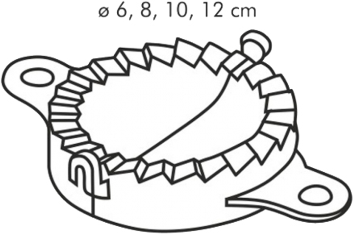 Приспособления для лепки вареников DELICIA, 4 шт, арт. 