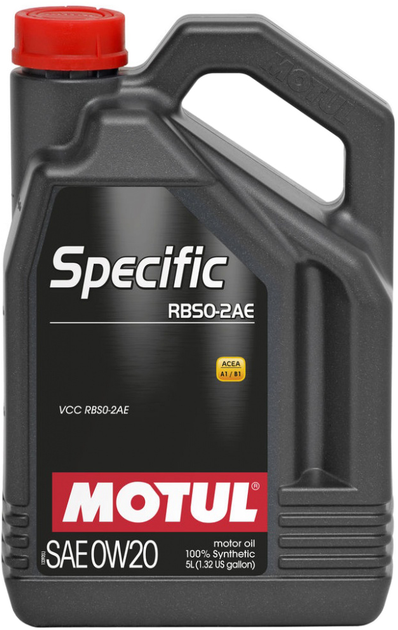 Моторное масло Motul Specific RBS0-2AE SAE 0W-20 5 л (106045) - изображение 2