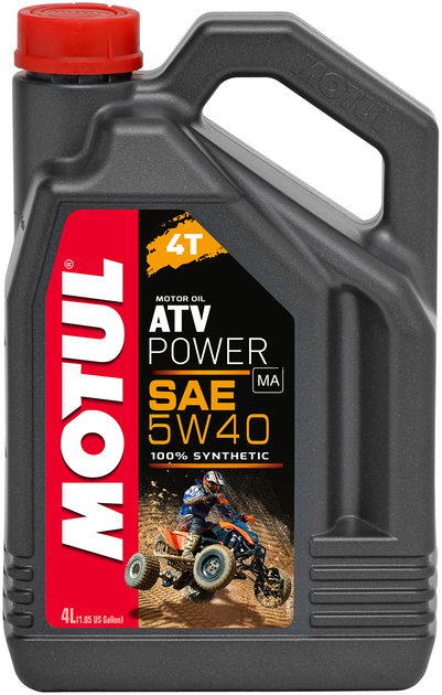Моторна олива Motul ATV Power 4T SAE 5W-40 4 л (105898) - зображення 2