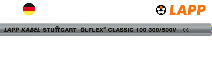 Кабель LAPP ÖLFLEX CLASSIC 100 300/500V 3X0,5 50 м (арт. 00101224 ...