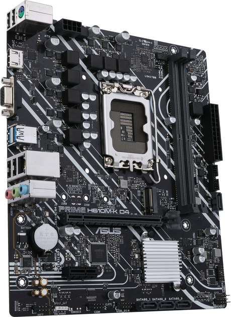 Материнская плата Asus PRIME H610M-K D4 (s1700, Intel H610, PCI-Ex16) - изображение 3