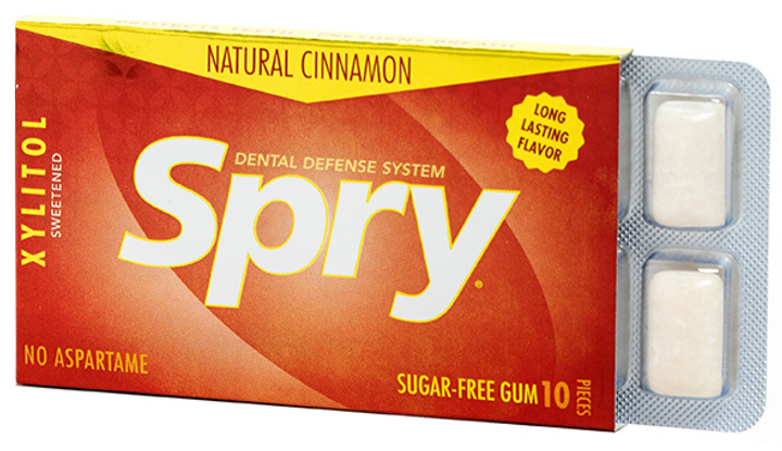 Натуральная жевательная резинка Spry с корицей и ксилитом 10 шт (BLC ...