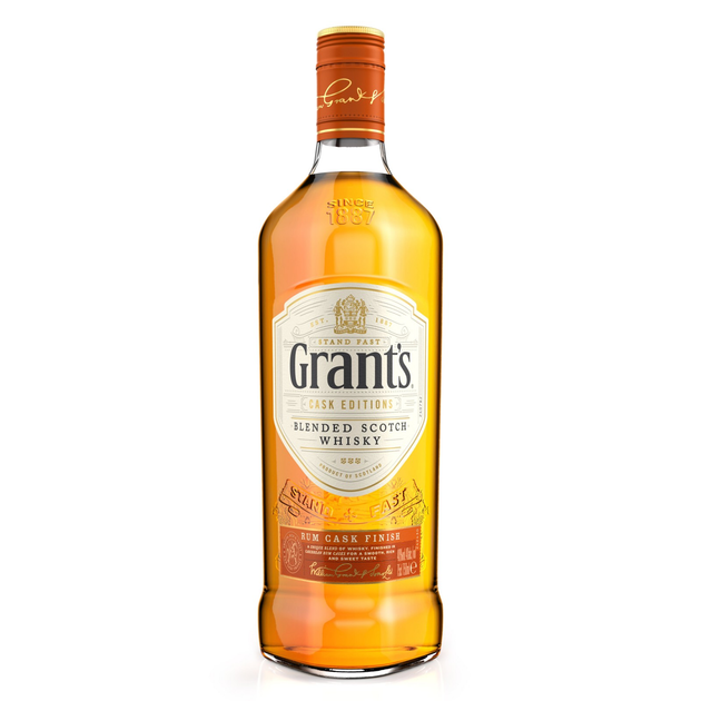 Виски Grant's Rum Cask 5-6 лет выдержки 0.7 л 40% (5010327255026) - изображение 1